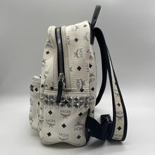 Load image into Gallery viewer, MCM White Backpack