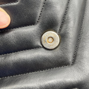 YSL Black Leather Crossbody Bag