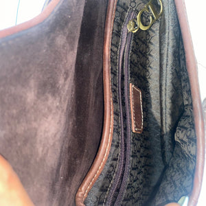 Dior Beige/Brown Leather Saddle Bag