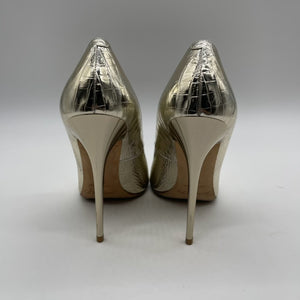 Jimmy Choo Mirror Gold Heel