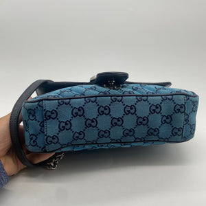 Gucci Blue Shoulder Bag