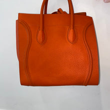Load image into Gallery viewer, Celine Orange Leather Tote Bag