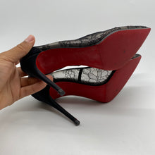 Load image into Gallery viewer, Christian Louboutin Black Lace Heel