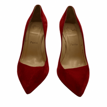 Load image into Gallery viewer, Christian Louboutin Dark Red Heel