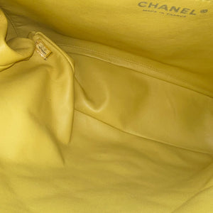 Chanel Yellow Jumbo Handbag