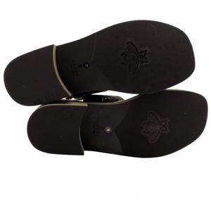 Gucci Velvet Dark Brown Men's Sandal