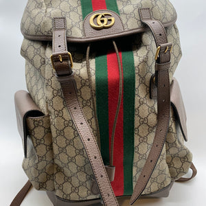 Gucci Beige GG Backpack