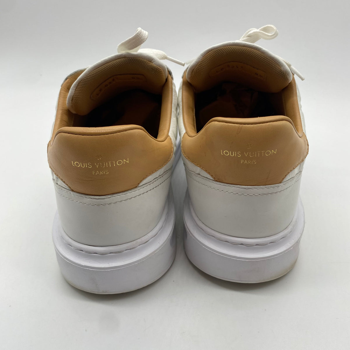 Louis Vuitton White Sneakers – RCR Luxury Boutique