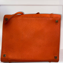 Load image into Gallery viewer, Celine Orange Leather Tote Bag