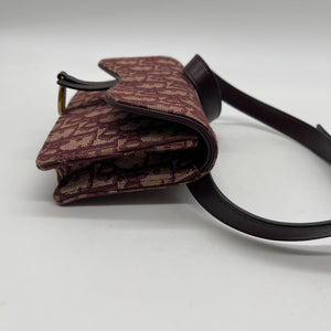 Dior Maroon Belt Bag