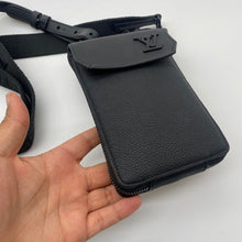 Load image into Gallery viewer, Louis Vuitton Black Phone Pouch