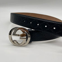 Load image into Gallery viewer, Gucci Navy Blue Belt