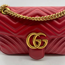 Load image into Gallery viewer, Gucci Red Leather Shoulder Bag