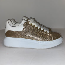 Load image into Gallery viewer, Alexander McQueen Gold Foil Sneakers