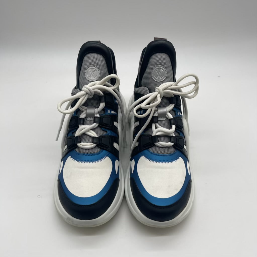 blue louis vuitton shoes
