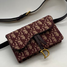 Load image into Gallery viewer, Dior Maroon Belt Bag