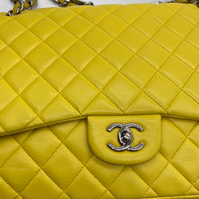 Load image into Gallery viewer, Chanel Yellow Jumbo Handbag